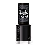 Rimmel London Rita Ora 60 Seconds Super Shine Nail Polish, 900 RITAS BLACK, 8 ml, Packaging May Vary