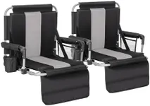 ALPHA CAMP 2 Packs Stadium Seat Cha