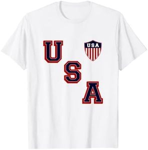 USA Vintage Hockey | 80s Throwback Hockey Jersey T-shirt