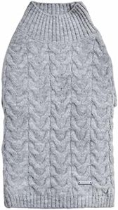 Blueberry Pet Dog Sweater - Award Winning Brand Dog Christmas Sweater, Super-Soft Yarn, Improved Design, Lightweight & Warm, Ideal for Small Dogs, Back Length 22", Chest Girth 30.25"-33"