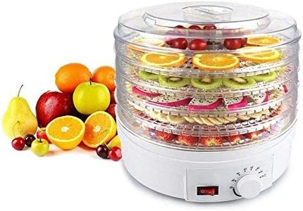 Electric Food Dehydrator Machine with 5 Stackable Tray (White) | Food Dryer processor | Brand - QualTag
