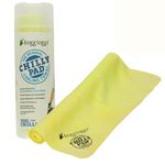 FROGG TOGGS Chilly Pad, Instant Cooling Towel, long lasting, reusable, Sports and Outdoors Neck Towel 33x13, Hivis Yellow