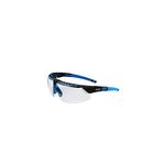 Uvex S2870HS Avatar Adjustable Safety Glasses with HydroShield Anti-Fog Coating, Standard, Blue/Black