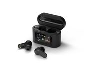 Philips TAT6100BK True Wireless Earbuds with Smart Charging Case, Noise Canceling, 4 Mics, Dynamic Bass, 28H Playtime, Bluetooth 5.4, IPX5, Touch Controls, Voice Assistant - Black