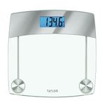 Taylor Precision Products Glass Digital Bath Scale, Clear