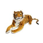 Melissa & Doug Giant Tiger - Lifelike Stuffed Animal (170.18 cm H x 50.8 cm W x 35.56 cm L)