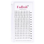 FADLASH Premade Spikes Eyelash Extension Supplies Premade Volume Fans Individual Lashes Fairy Eyelashes Single Super Thick Lashes（C Curl, 15-20 Mix Length）