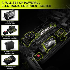 RIAARIO 1:10 Brushless 4WD RC Car – High Speed Remote Control Vehicle