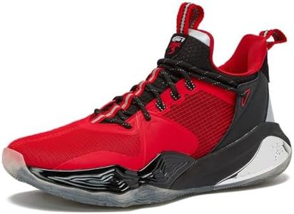 AND1 Attack 3.0 Mens Basketball Shoes Men, Court Sneakers for Men or Women, Sizes 7 to 16 - Black, Blue, Red, Silver, or Green, Red, 13 Women/11.5 Men