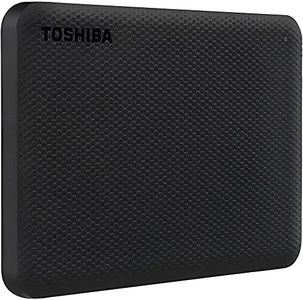 Toshiba Canvio Advance 2TB Portable External Hard Drive USB 3.0, Black - HDTCA20XK3AA