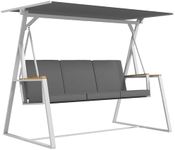 Outsunny 3-Seat Patio Swing Chair, 
