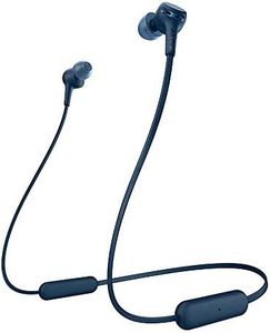 Sony WI-XB400 Wireless Extra Bass in Ear Headphones with 15 Hrs Battery, Quick Charge, Magnetic Earbuds, Tangle Free Cord, BT Ver 5.0, Work from Home,Bluetooth Headset with Mic for Phone Calls (Blue)