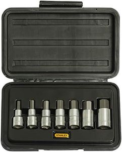Stanley 1-89-099 Coffret À Douilles 6 Pans 1/2" - Profil Maxidrive - Conforme Aux Normes Is2725 Et Din 3124 - Livré Avec Mallette De Transport - Jeu De 7 Pièces