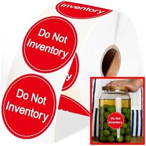 Do Not Inventory Labels 2 inch Do Not Inventory Stickers for Quality Control,Inventory,Warehouse 500 pcs per Roll