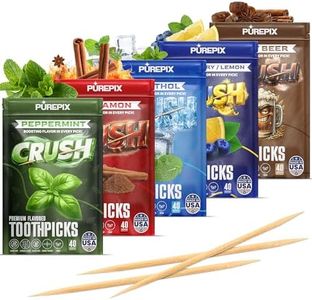 Quit-NIC Infused Flavored Toothpicks - Nicotine Free, Non-GMO Kosher Vegan Variety Pack, 20 Count (Pack of 5) - Flavored Toothpicks for Adults to Help Quit Smoking and Quit-NIC