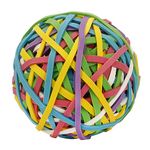 Eagle Rubber Band Ball, 170 Bands Per Ball, Assorted Colour