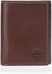 Timberland Men's Blix Slim Trifold Wallet, Brown, One Size