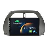 YUNTX Android 12 Car Stereo Fit for Toyota RAV4 (2001-2006)-[Built-in Wireless CarPlay/Android auto/GPS]-Free Camera-9 inch IPS 2.5D Touch screen-DAB/MirrorLink/Bluetooth 5.0/WiFi/USB/4G/SWC