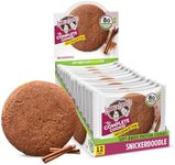 Lenny & Larry's Complete Protein Cookie, [Snickerdoodle], Chewy Soft Baked, 16g Plant Protein, Vegan, Non-GMO, High Fiber, 2 Ounce Cookie (Pack of 12)