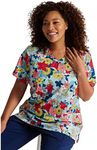 Dickies EDS Women Scrubs Top V-Neck