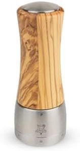 PEUGEOT - Pfeffermühle Madras 16 cm - Stahlmahlwerk - u'Select Mahlgradeinstellung - Olivenholz Natur