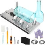 SWAWIS Glass Cutter for Bottles Bottle Cutter Glass Cutter Premium Glass Bottle Cutter for DIY Lamps, Candle Holder with Safety Gloves & Accessories