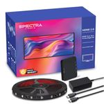 Spectra Lights HDMI Sync Box 2.0 - TV LED Backlight for 40-50 inch TVs with PC, Screen Sync. Enhance Your TV, Gaming, Music and Entertainment Experience, Multicolor