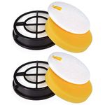 2Pack 1650 Filter Replacement for Bissell Pet Hair Eraser Turbo Upright Vacuum Model 1650A,1650C, 16501, 16507, 16508, 16502, 1650P, 1650R, 1650W, Replaces Parts # 1608860 & 16871