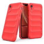 Zapcase Back Case Cover for iPhone XR | Compatible for iPhone XR Back Case Cover | Matte Soft Flexible Silicon | Liquid Silicon Case for iPhone XR with Camera Protection | Red