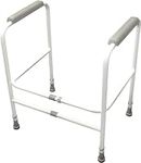 Aidapt Free Standing Support Toilet Safety Frame with Adjustment for Height and Width with Non Slip Feet Pre Assembled Aid