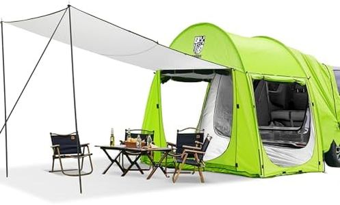 Tienda de campaña para SUV, coche, camping, tienda de campaña para SUV, tienda de campaña para camping, PU4000 mm, impermeable, capacidad de dormir de 1 a 4 personas, impermeable