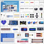 GeeekPi Mega 2560 Ultimate Starter Kit, Compatible with Arduino IDE, Complete Electronics Project Kit with Tutorial, Mega 2560 Microcontroller Board and Many Electronic Accessories