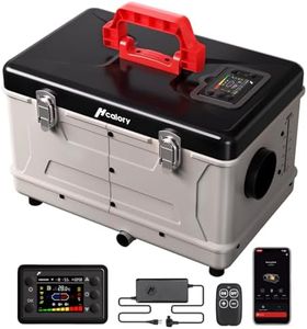 8KW Diesel Heater, 5L Toolbox Compact 2S Portable Parking Diesel Air Heater 110V/12/24V All in One with App Control, Altitude Mode and no tick for RV Garage Camper Grey 2025 Upgraded