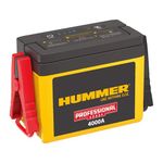 Hummer Jump Starter for Car Battery 12V 4000A, 74000mWh, Portable Battery Starter with Smart Safety, Fast USB Charging & Heavy-Duty Cable, Vehicle Emergency Kit for Cars & Bikes