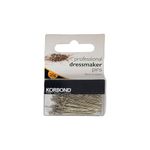 KORBOND Sewing Pins, Silver, 25G