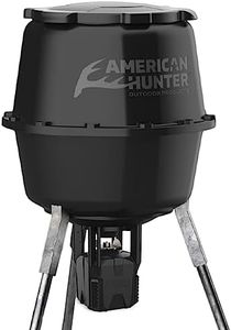 American Hunter 30 Gal Nesting Hopper | Hunting Durable Lightweight 3 Legged Game Feeder with XDE-Pro Automatic Delivery System