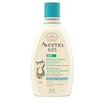 Aveeno Kids 2-in-1 Hydrating Shampoo & Conditioner, Oat Extract, Kids Hair Care, Detangler, Hypoallergenic, Tear-Free, For Sensitive Skin & Scalp, 354 mL