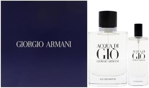 Acqua Di Gio by Giorgio Armani for Men - 2 Pc Gift Set 2.5oz EDP Spray (Refillable), 0.5oz EDP Spray (Refillable)