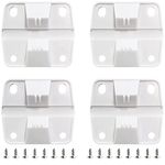 Ansook Cooler Replacement Plastic Hinges & Screws Set - Compatible with Coleman Coolers 5253 6262 6270 Cooler Hinges Replacement - for Rubbermaid Cooler Hinges (Set of 4)