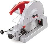 RIDGID 71687 614 Circular Saw, Dry Cut Saw Features Large 14-inch Carbide-Tipped Blades for Cutting Steel, Copper, Aluminum, Plastic or Wood, Silver/Red