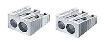 STAEDTLER Double Hole Quality Aluminium Pencil Sharpener (2)