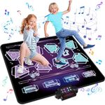 MAVREC TOYS Double Dance Mat, Dance Mat for Kids Ages 4-8, Music Dance Game, Toddler Dance Pad with Single/Double Player Mode, LED Lights, 8 Demo Songs, 3 PK Challenge Modes, Gifts for Boys and Girls