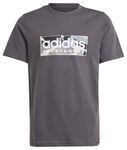 adidas Boys' Camo Linear Junior Boys Graphic Tee, 15-16 Years