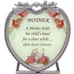 Mom Gifts - Glass Heart Candle Holder - A Mother Holds Her Child's Hand for a Short While Their Hearts Forever - Mom Birthday Gift - Mother-in-law - Mom to Be - Grandma - Great Grandma