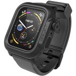 Catalyst 330ft Waterproof Case Designed for Apple Watch Series 6/SE/5/4 44mm, Soft Silicone Watch Band, Shock Proof Rugged Protective case Designed for Apple Watch – Grey