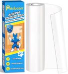 Petslucent Door Protector from Dog Scratching, Cat Anti Scratch Tape， Clear Training Self Adhesive Tape for Carpet, Sofa, Couch, Door (7.9in x 16.4ft)