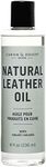 Caron & Doucet - Leather Cleaner & Conditioner Oil - 100% Natural & Best for Leather Couches, Sofas & Furniture, Car Seats, Boots & Jackets.