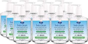 Live Clean One Step, Hand Sanitizer, 236ml, 12 count