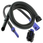 SPARES2GO Hoover Hose Pipe & Long Flexible Crevice Tool Kit for Numatic Henry HVR200 HVC200 Vacuum Cleaner (2.5m Hose)