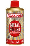 Waxpol Metal Polish 200 ml (Pack of 40) Shine and Clean Bike, Brass, Copper, Steel, Chrome, Aluminium, Alloy, Wheel